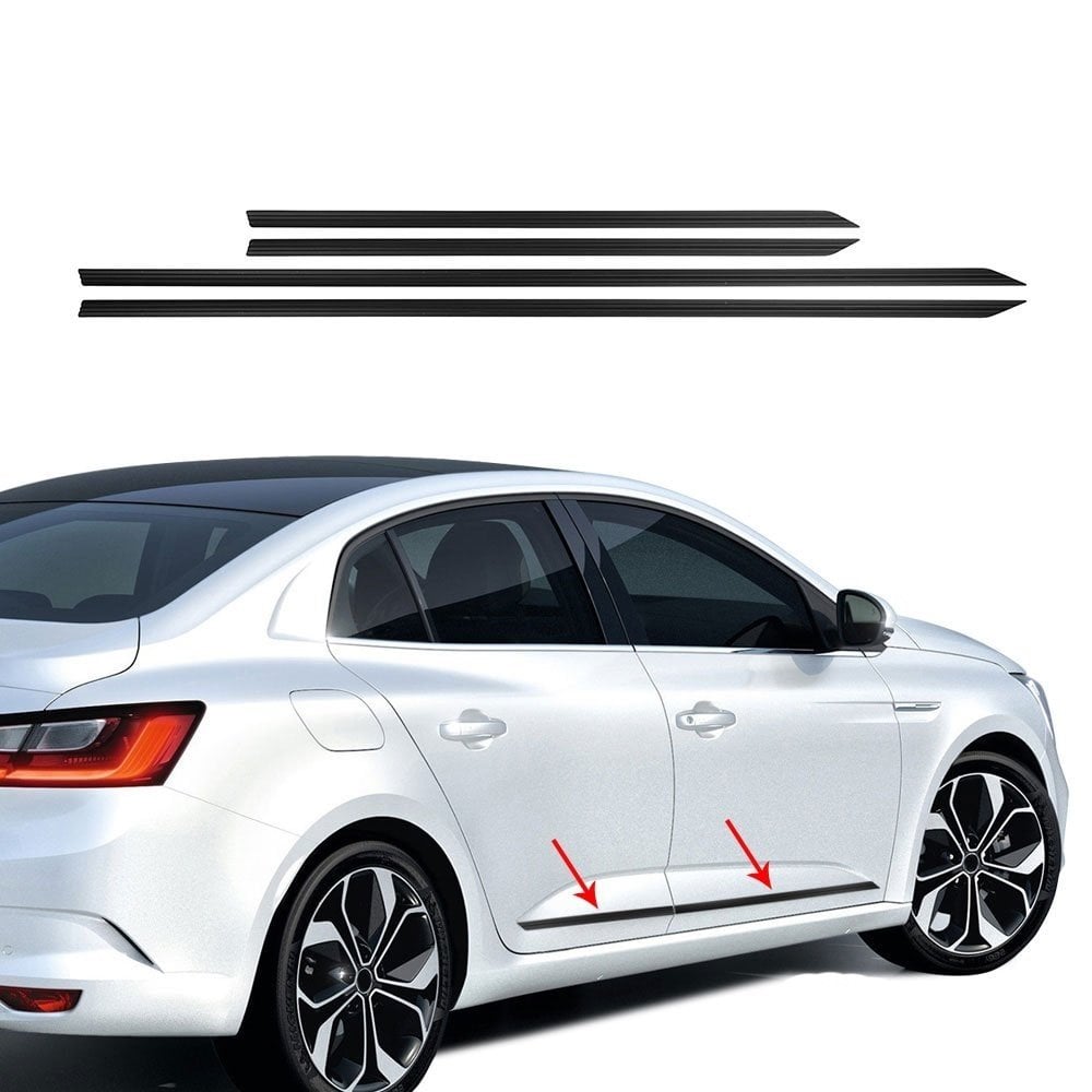 Renault megane 4 kapı alt çıtası siyah 2016+