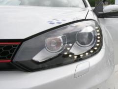 Vw golf 6 ön far r20 model bi-xenon 15 led oem