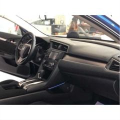 Honda civic fc5 uyumlu vites konsol aydınlatması mavi 2016+
