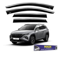 Hyundai tucson cam rüzgarlığı kromlu niken 2021+