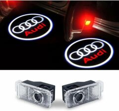 Audi a7 kapı altı ışık lazer led logo hoşgeldin aydınlatma