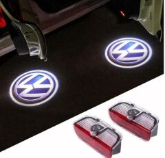 Vw scirocco kapı altı ışık lazer led logo hoşgeldin aydınlatma