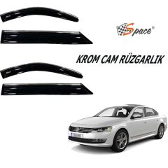 Volkswagen Passat B7 Krom cam rüzgarlığı 2011-2018 / CARU406