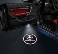Mercedes gls kapı altı ışık lazer led logo hoşgeldin aydınlatması