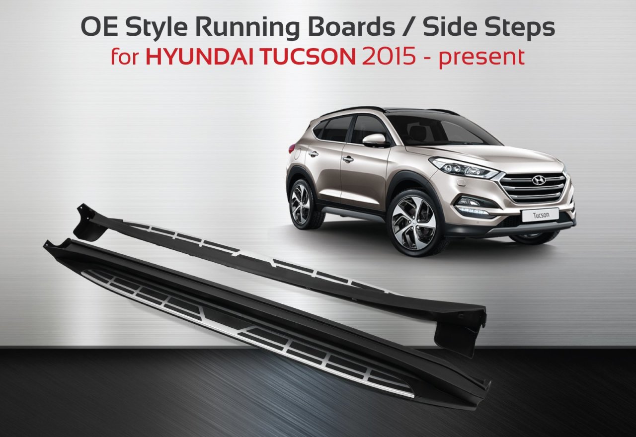 Hyundai tucson yan basamak koruma marşbiyel 2015+