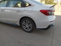 Honda civic fe1 uyumlu arka flap takımı pianoblack 2022+