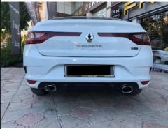 Renault megane 4 arka tampon difüzörü sedan 2016+ siyah