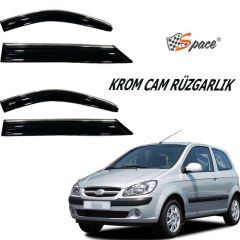 Hyundai Getz Krom cam rüzgarlığı 1.2mm  2002 4'lü / CARU447