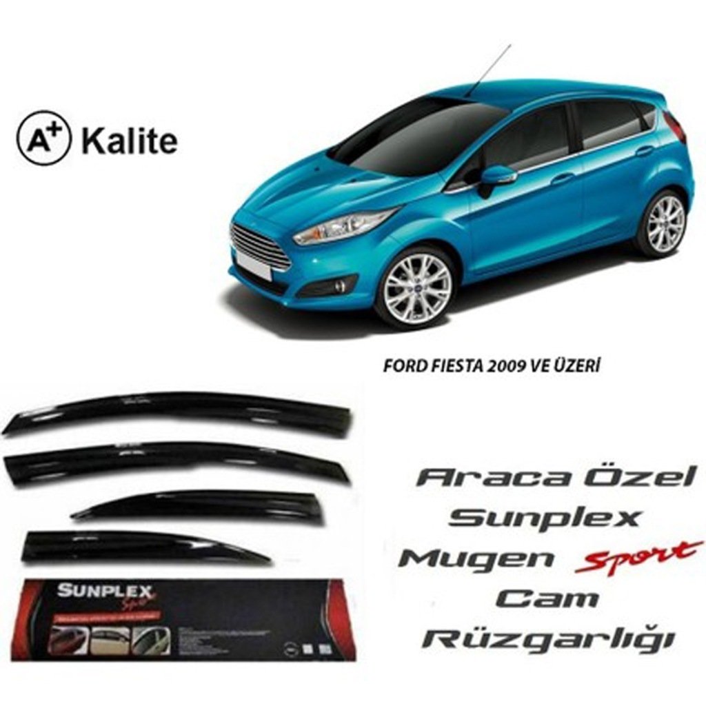 Ford fiesta cam rüzgarlığı 2009+ mugen tip sunplex