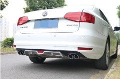 Vw jetta arka tampon difüzörü sedan 2015 / 2019 gri 4 çıkış