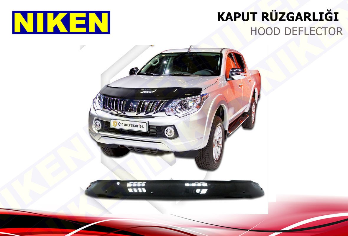 Mitsubishi l200 kaput rüzgarlığı koruyucu 2015+ TAİWAN