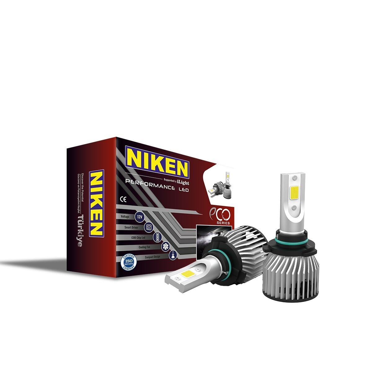 9006 led xenon far ampulü seti niken eco 8000lm