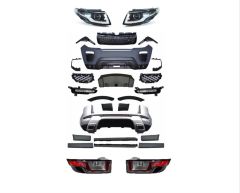 Lr range rover evoque facelift dönüşüm body kit tampon seti 2011 / 2015