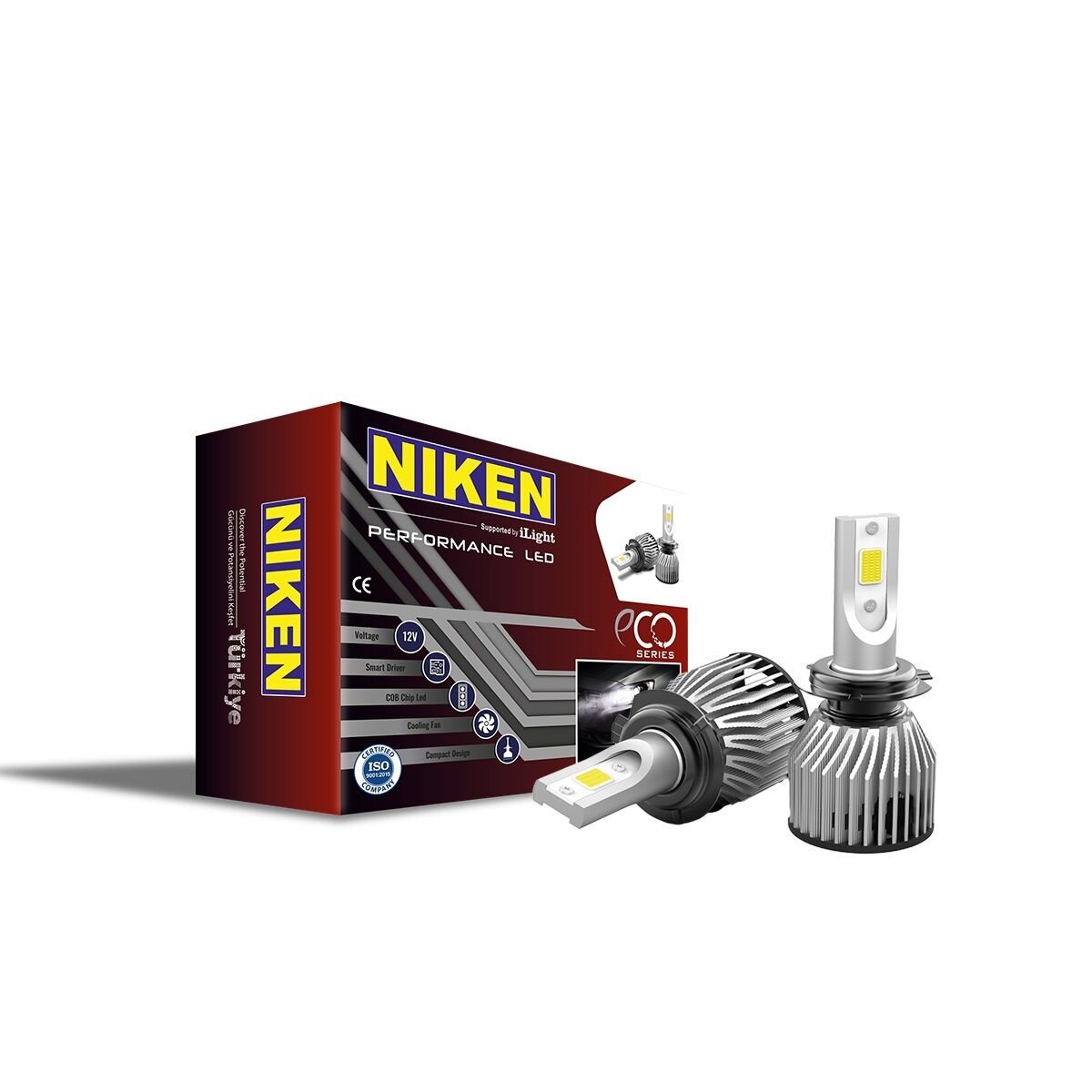 H7 led xenon far ampulü seti niken eco 8000lm