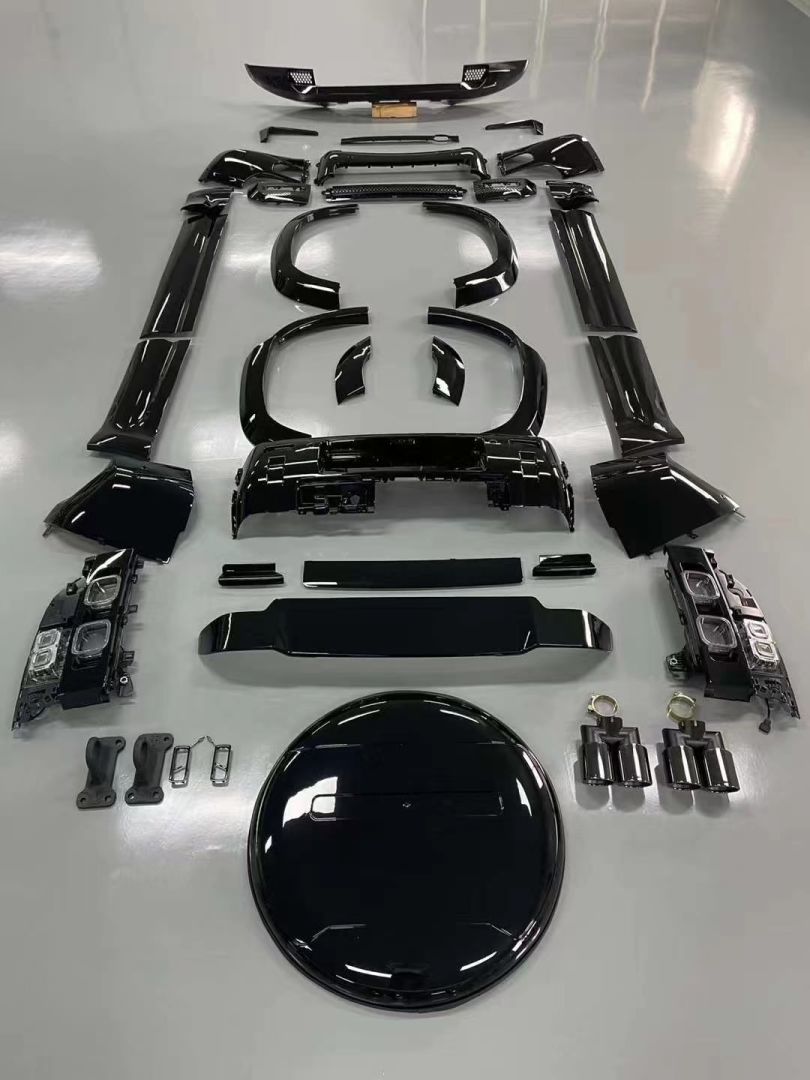 Lr defender body kit tampon seti black edition 2020+