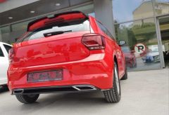 Vw polo mk6 bagaj üstü spoiler oettinger pianoblack boyalı 2019+