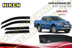 Mitsubishi L200 cam rüzgarlığı oem 2015+ NİKEN