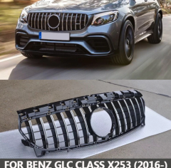 Mercedes glc gtr ön panjur ızgara seti amg 2015+ X253