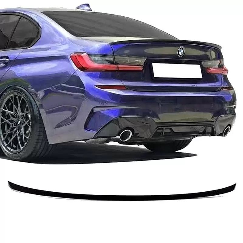 Bmw g20 bagaj üstü spoiler m performance siyah boyalı 2019+