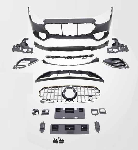 Mercedes w223 s63 ön tampon ve gtr panjur seti