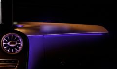 Mercedes w205 glc göğüslük ambiyas aydınlatma amg logolu