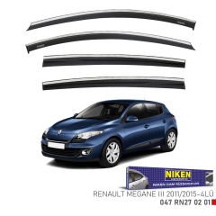 Renault megane 3 cam rüzgarlığı kromlu niken