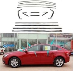 Chevrolet cruze cam çerçevesi kenar çıtası krom tamtur hb