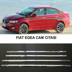 Fiat egea cam kenar alt çıtası krom nikelaj 2015+