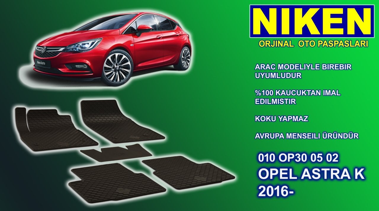 Opel astra k paspas kauçuk oem germany 2016+