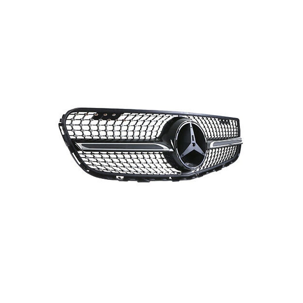 Mercedes glc diamond ön panjur ızgara siyah x253