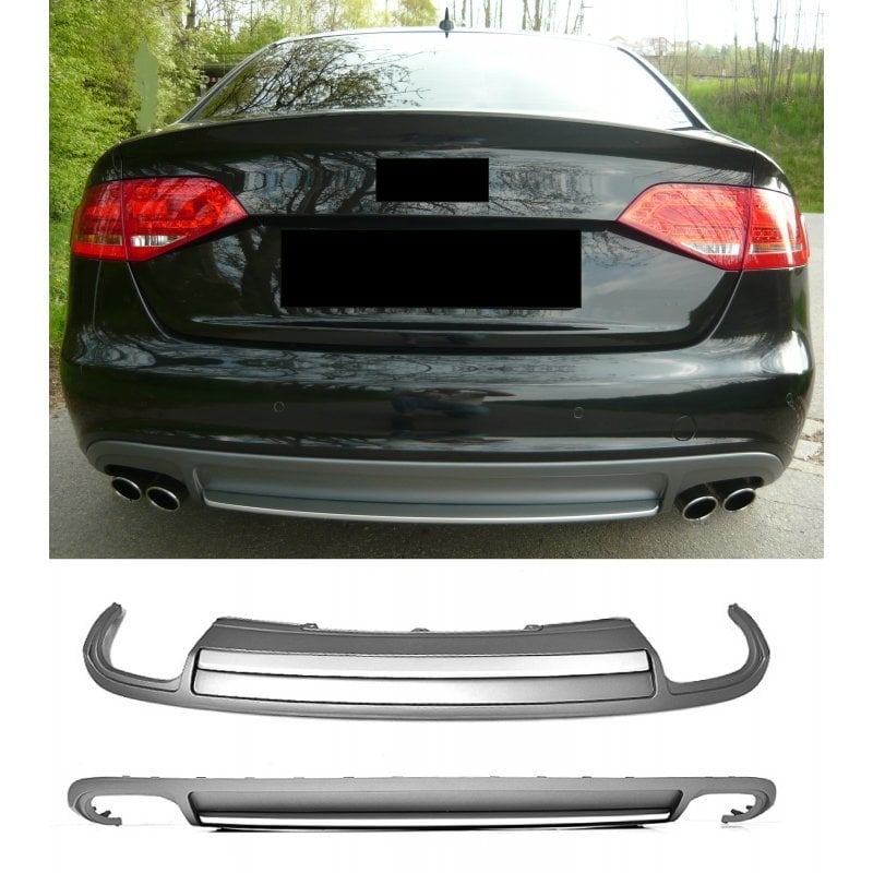 Audi S4 arka tampon difüzörü model 2008 / 2012 B8