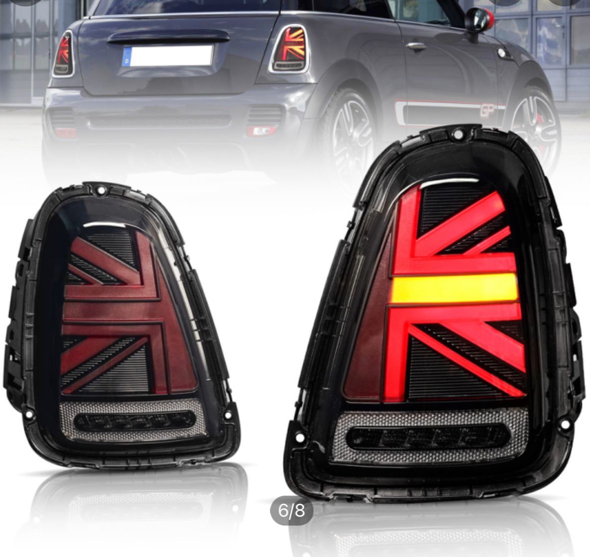 Mini cooper r56 stop lambası ledli british flag 2008 / 2014