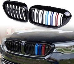 Bmw g30 ön böbrek panjur m şeritli renkli 2017 / 2020