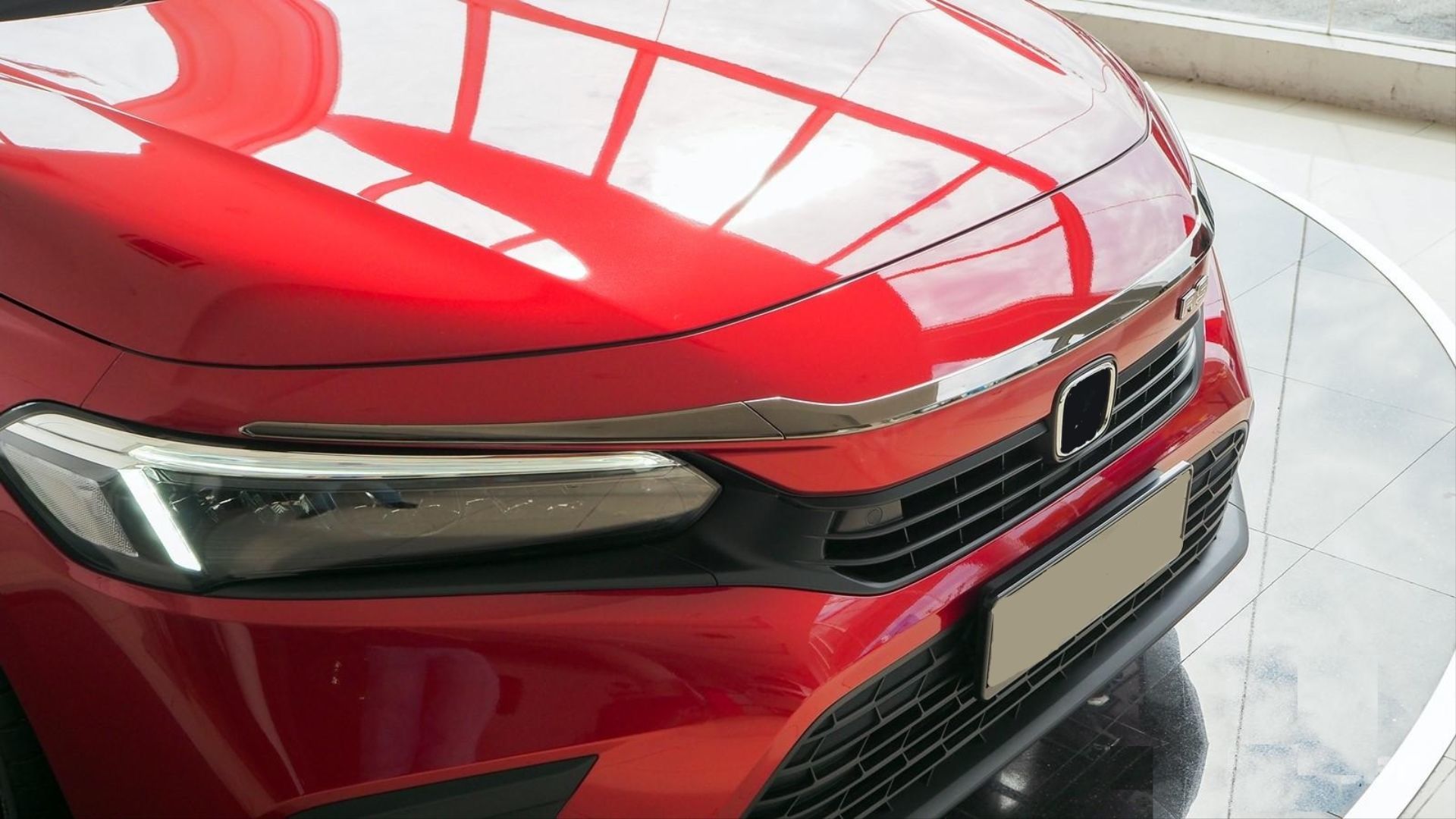 Honda civic uyumlu  ön panjur üst trim kaplama 2022+