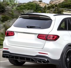 Mercedes glc x243 bagaj üstü spoiler pianoblack