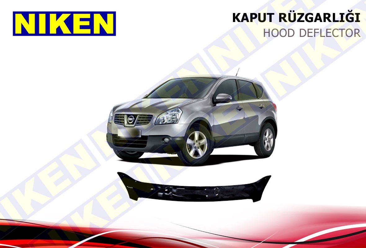 Nissan qashqai kaput rüzgarlığı koruyucu 2007 / 2009 TAİWAN