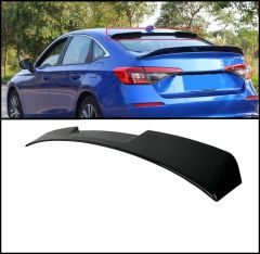 Honda civic rs cam üstü spoiler pianoblack 2022+