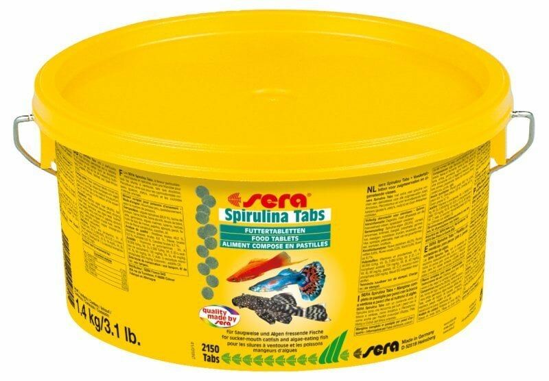 SERA Spirulina Tabs Kova 1,4 KG - 2150 ADET