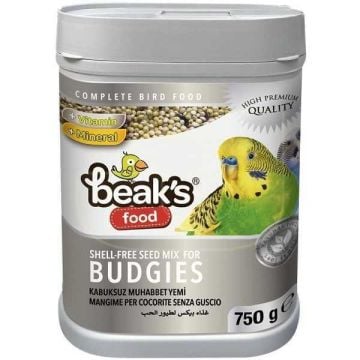 Beak's Kabuksuz Muhabbet Kuşu Yemi 750 GR