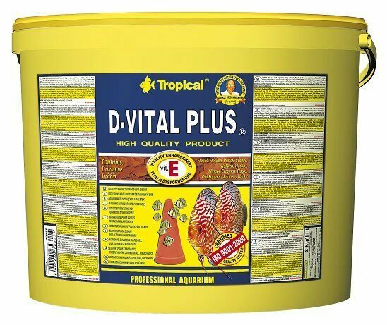 TROPİCAL D-Vital Plus Discus Flake 2 KG / 11 L Kova