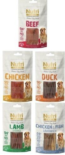 Nutri Canin Tahılsız %94 Et Oranlı Karışık Köpek Ödülü 4x80 gr