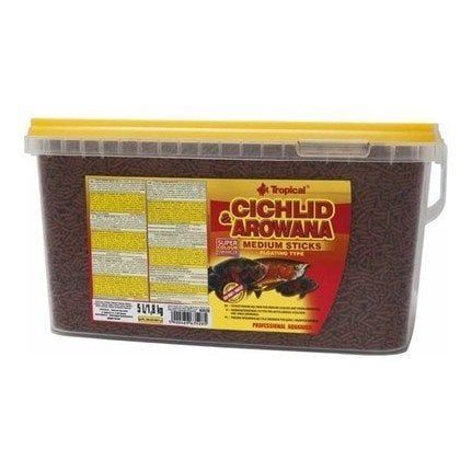 TROPİCAL Cichlid&Arowona Sticks Medium 1000 GR