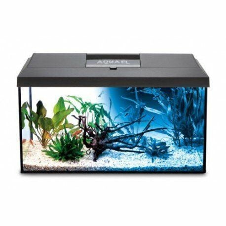 AQUAEL Aquarium Set Day and Night Leddy 40XL Akvaryum Black