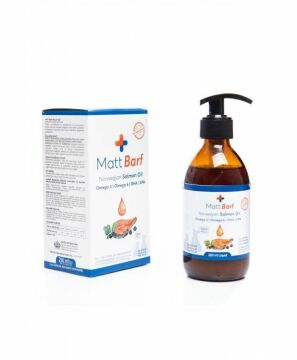 Matt Barf Salmon Oil Kedi Köpekler İçin Balık Yağı 250 ml