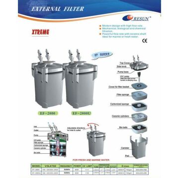 RESUN EF-2800 Dış Filtre 2800 L/H