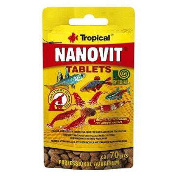TROPICAL Nanovit Tablets 10 Gram 70 Adet