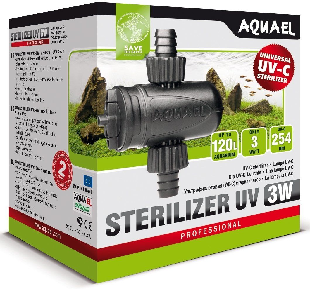 AQUAEL Sterlizer UV-AS Lamp 3W
