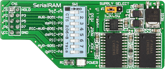 SERIAL RAM BOARD