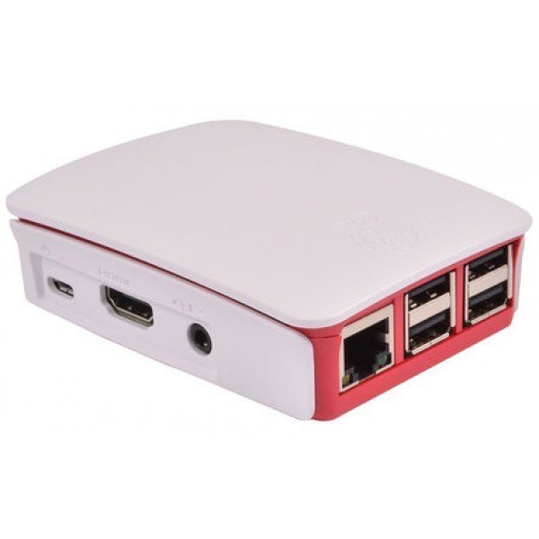 Raspberry Pi 3/2/B+ Kırmızı/Beyaz Case  ( KLON )