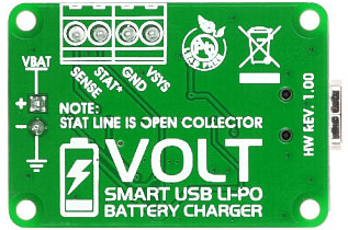 VOLT - SMART USB Li-Po BATTERY CHARGER
